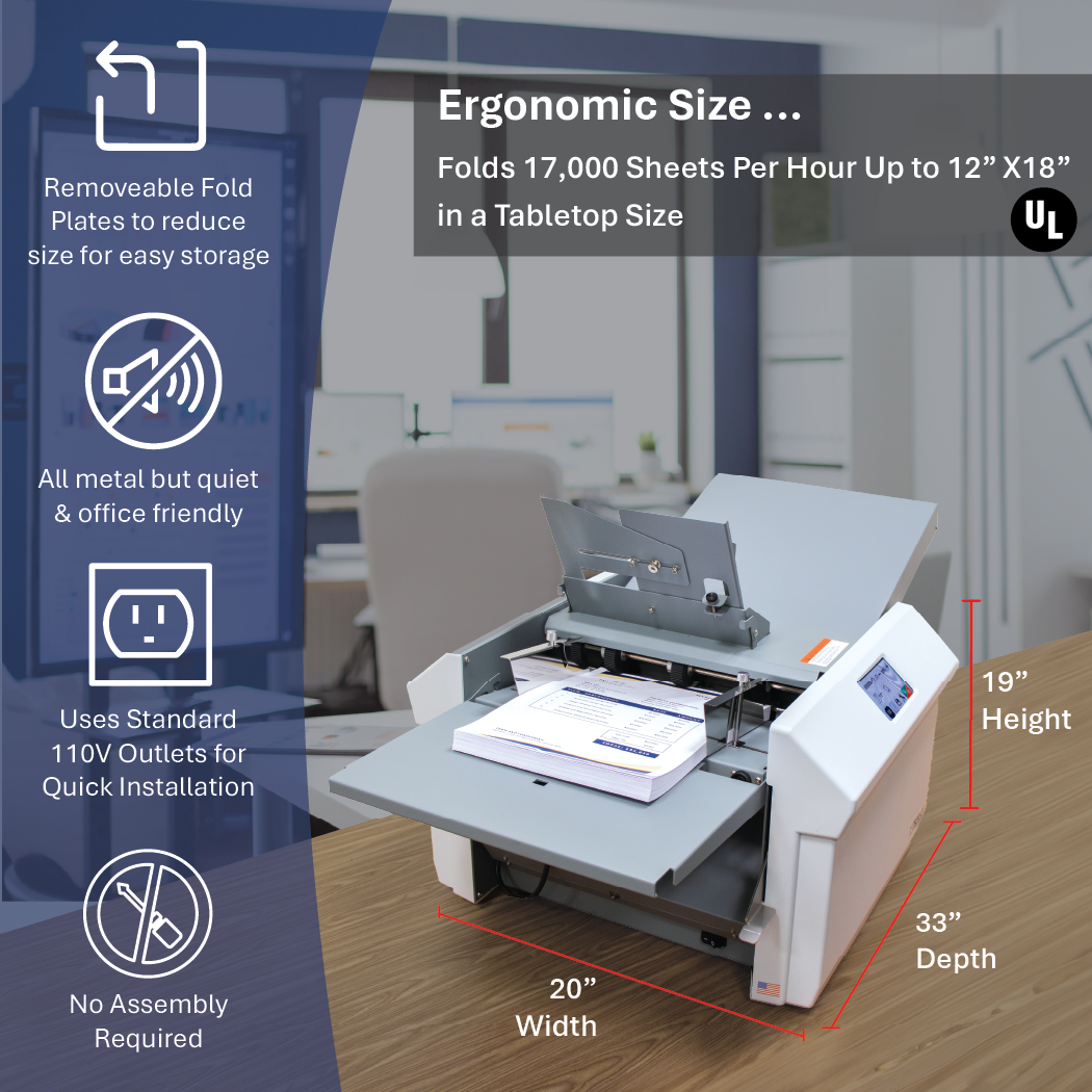 Formax FD 38Xi Fully-Automatic Touchscreen Document Folder