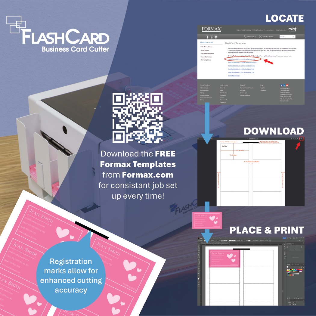 Formax FlashCard Business Card Cutter