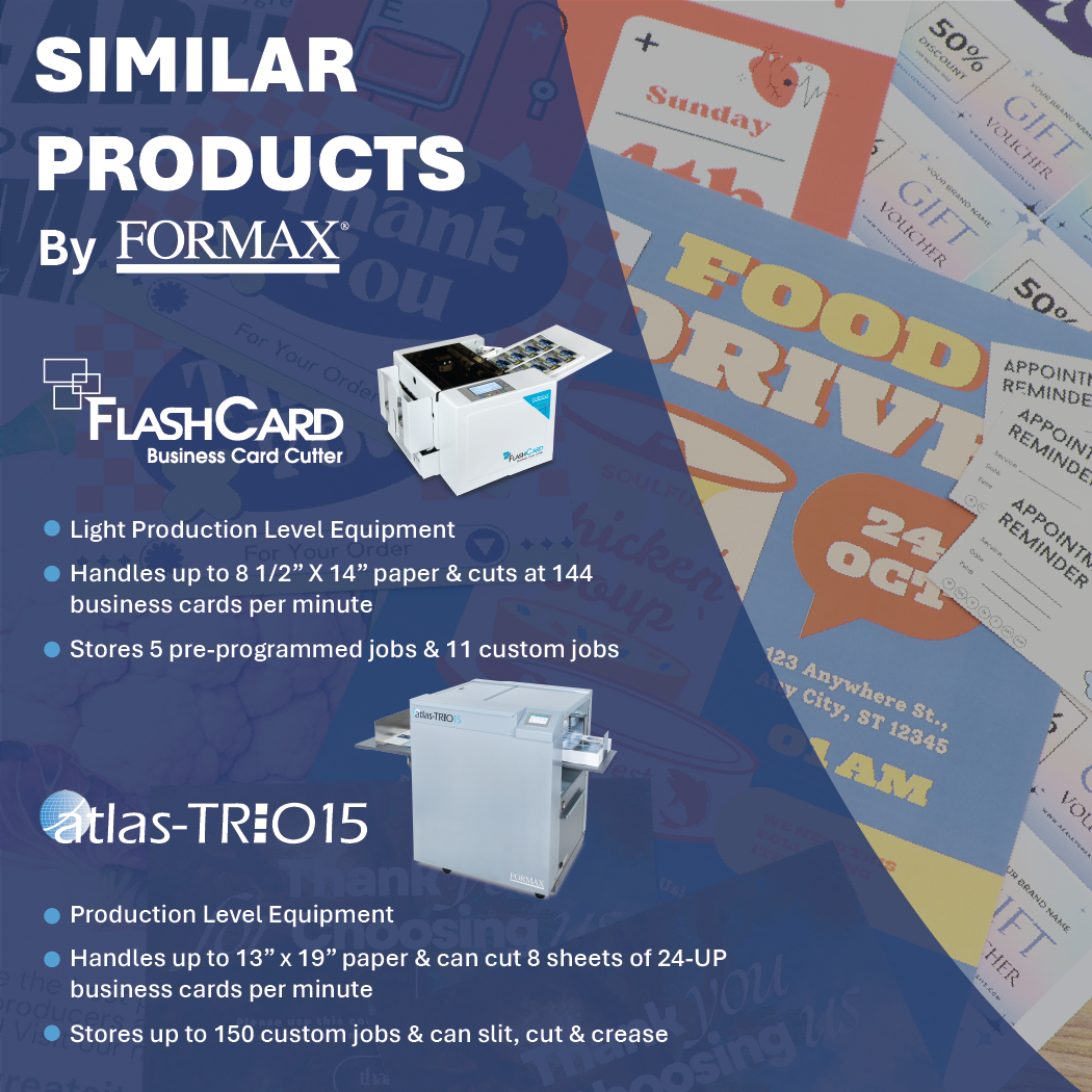 Formax FlashCard Business Card Cutter