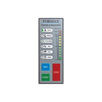 Formax OnSite FD 8502AF AutoFeed Shredder User-friendly LED control panel with load indicator helps to avoid jams