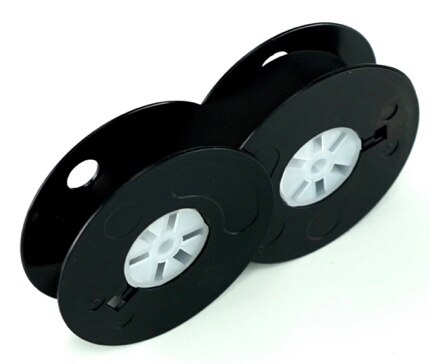 Front view of GRC T2 Black UNIVERSAL CLOTH TYPEWRITER RIBBON