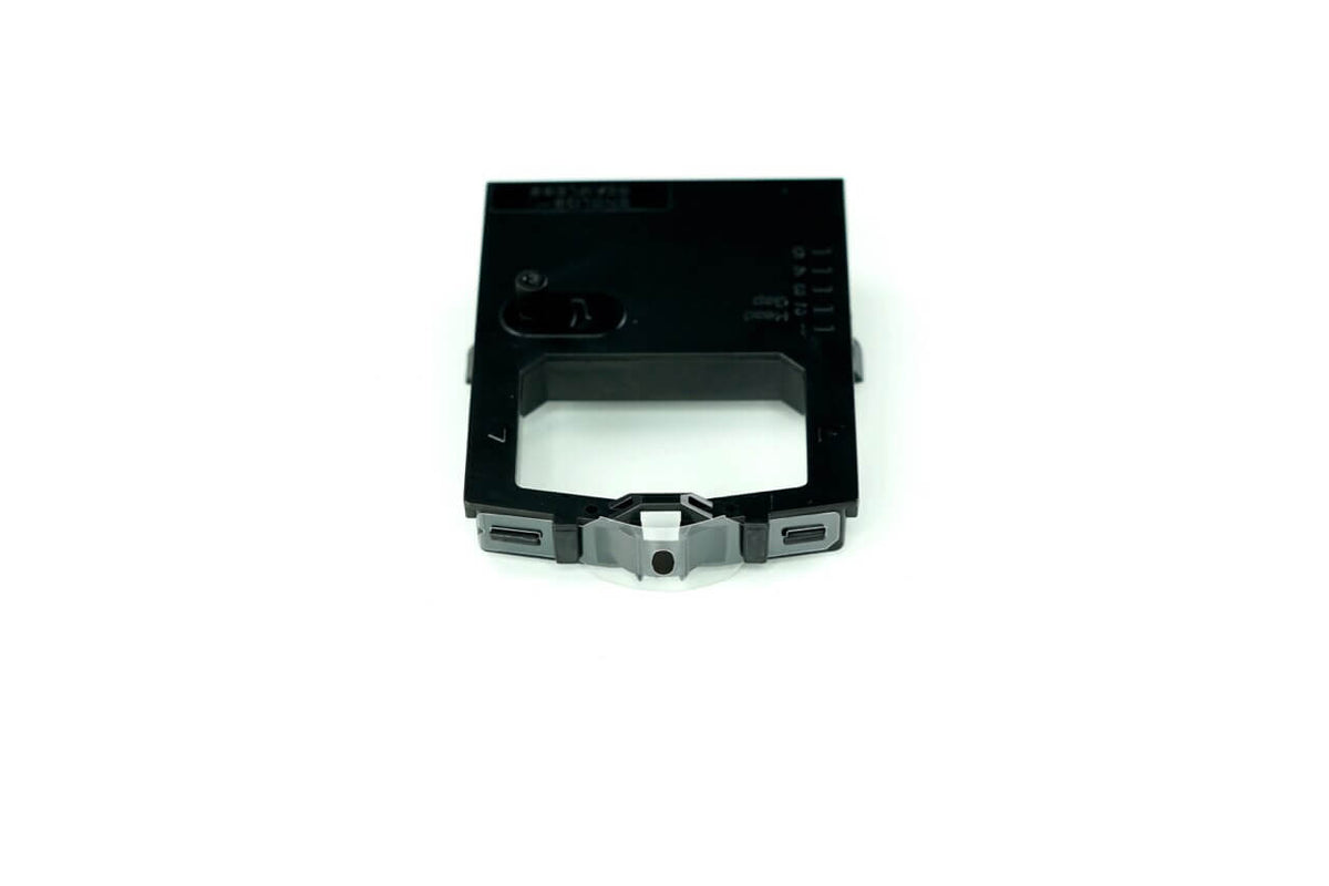 Upside down view of GRC T407 OKIDATA 52102001 BLACK NYLON RIBBON REPLACEMENT FOR MICROLINE 320/321 PRINTERS