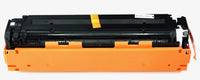 This is the back view of the Hewlett Packard 131A magenta replacement laserjet toner cartridge by NXT Premium toner