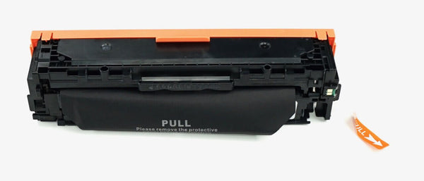 This is the front view of the Hewlett Packard 131X black replacement laserjet toner cartridge by NXT Premium toner