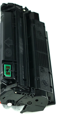 This is the left side view of the HP 13X black replacement laserjet toner cartridge by NXT Premium toner