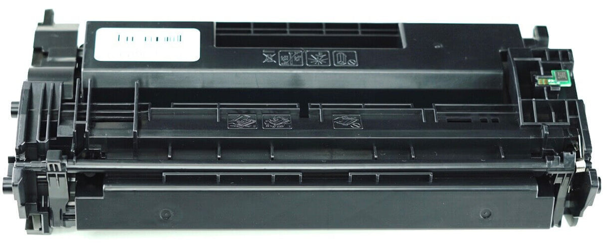 This is the back view of the HP 26A replacement laserjet toner cartridge by NXT Premium toner