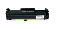 This is the back view of the Hewlett Packard 305A black replacement laserjet toner cartridge by NXT Premium toner