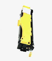 This is the second side view of the Hewlett Packard 305A Yellow replacement laserjet toner cartridge by NXT Premium toner