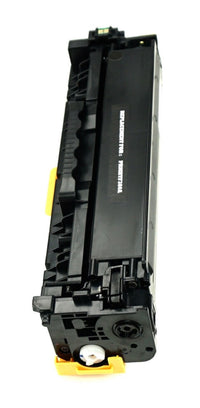 This is the second side view of the Hewlett Packard 312A black replacement laserjet toner cartridge by NXT Premium toner