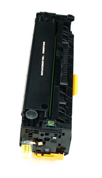 This is the side view of the Hewlett Packard 312A black replacement laserjet toner cartridge by NXT Premium toner