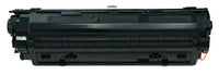 This is the back view of the Hewlett Packard 36A black replacement laserjet toner cartridge by NXT Premium toner