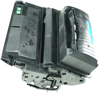 This is the right side view of the Hewlett Packard 42X MICR replacement laserjet toner cartridge by NXT Premium toner