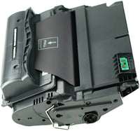This is the right side view of the Hewlett Packard 45A black replacement laserjet toner cartridge by NXT Premium toner