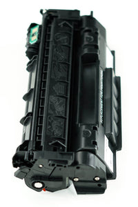 This is the back view of the Hewlett Packard 49A replacement laserjet toner cartridge by NXT Premium toner