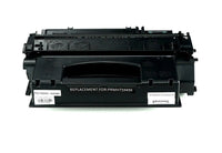 This is the front view of the Hewlett Packard 49X black replacement laserjet toner cartridge by NXT Premium toner