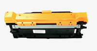 This is the back view of the Hewlett Packard 507X Black replacement laserjet toner cartridge by NXT Premium toner