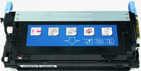 This is the back view of the Hewlett Packard 643A magenta replacement laserjet toner cartridge by NXT Premium toner