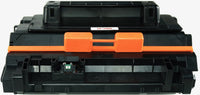 This is the back view of the Hewlett Packard 64A MICR replacement laserjet toner cartridge by NXT Premium toner