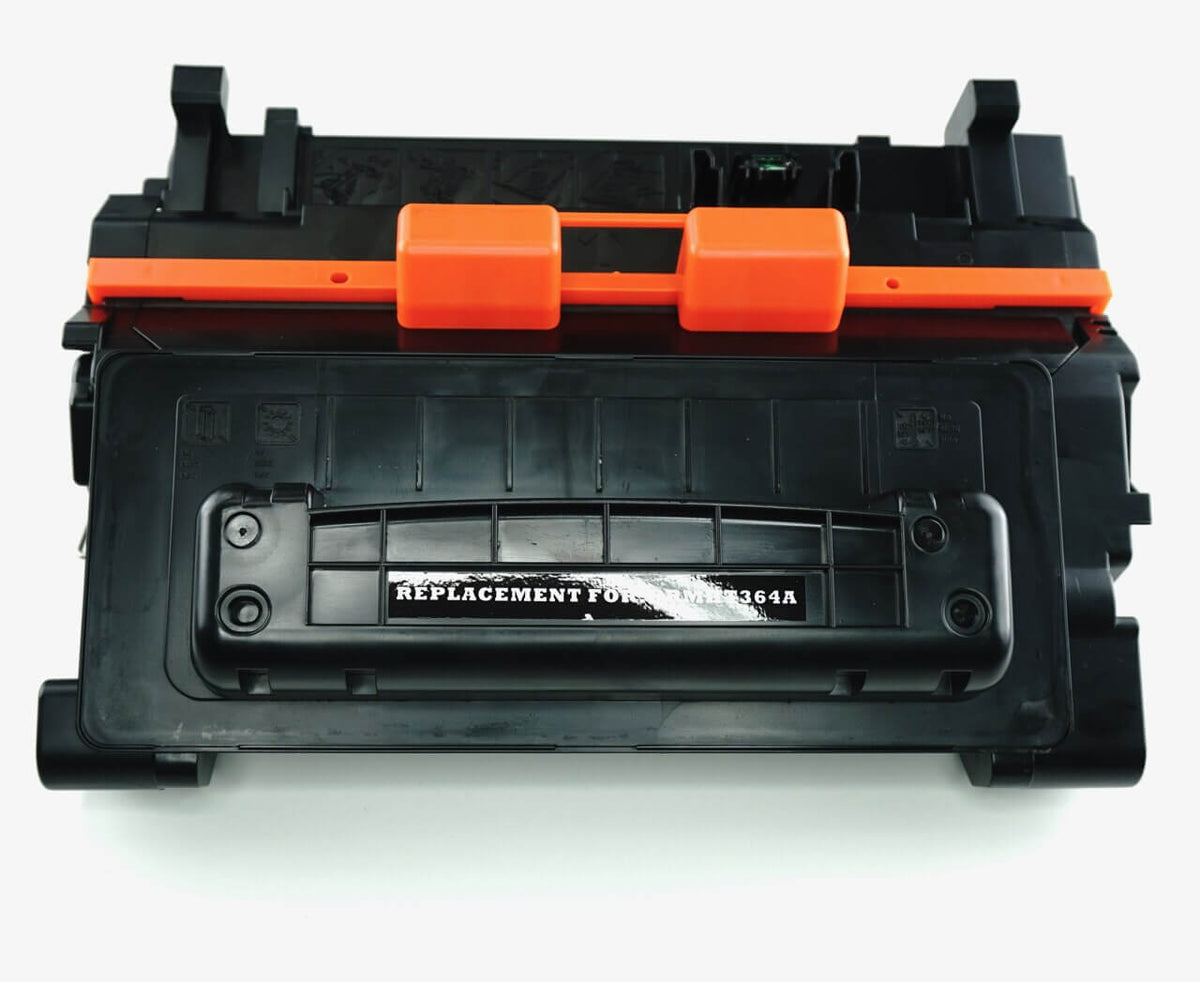 This is the front view of the HP 64A replacement laserjet toner cartridge by NXT Premium toner