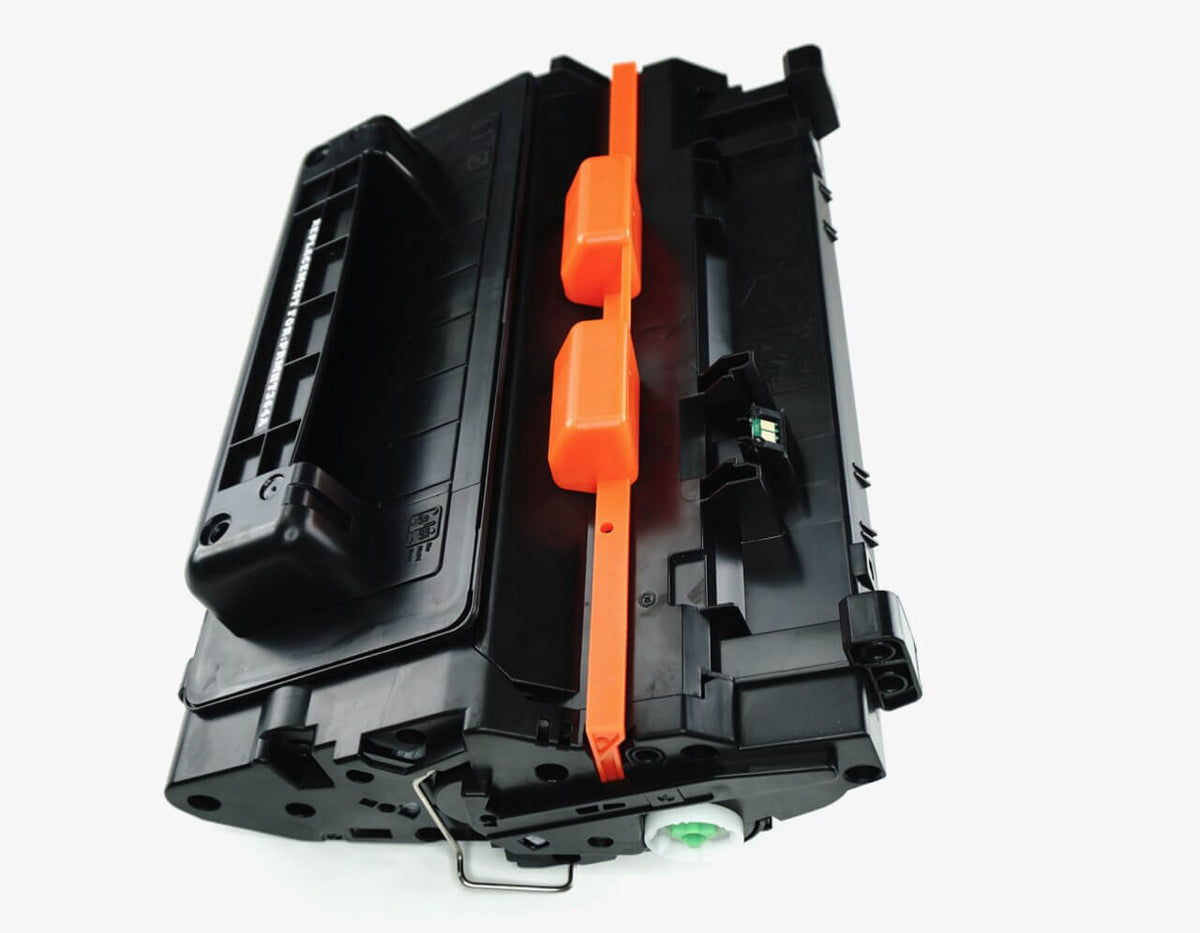 This is the side view of the HP 64A replacement laserjet toner cartridge by NXT Premium toner