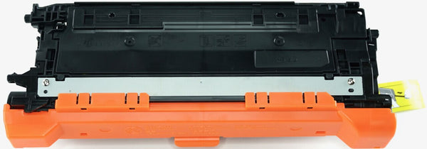 This is the front view of the Hewlett Packard 654X black replacement laserjet toner cartridge by NXT Premium toner