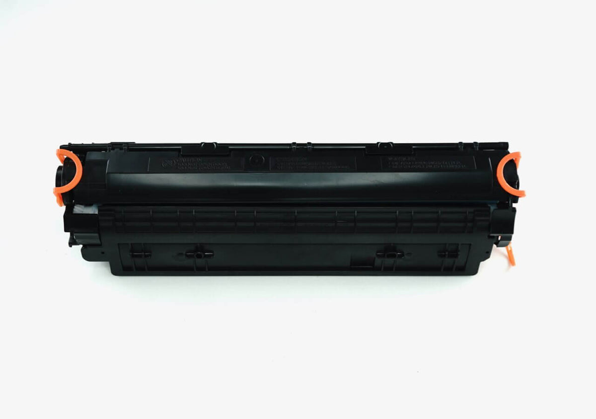 This is the back view of the HP 78A replacement laserjet toner cartridge by NXT Premium toner