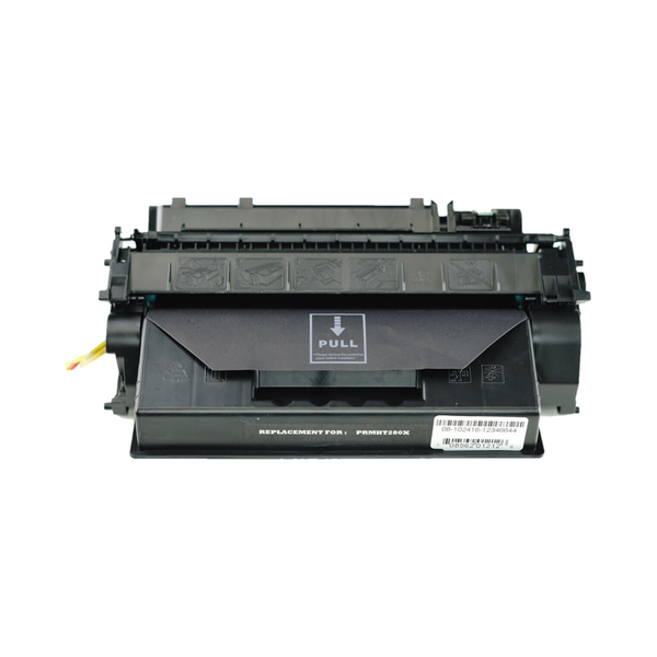 This is the front view of the HP 80X (CF280X) replacement laserjet toner cartridge by NXT Premium toner