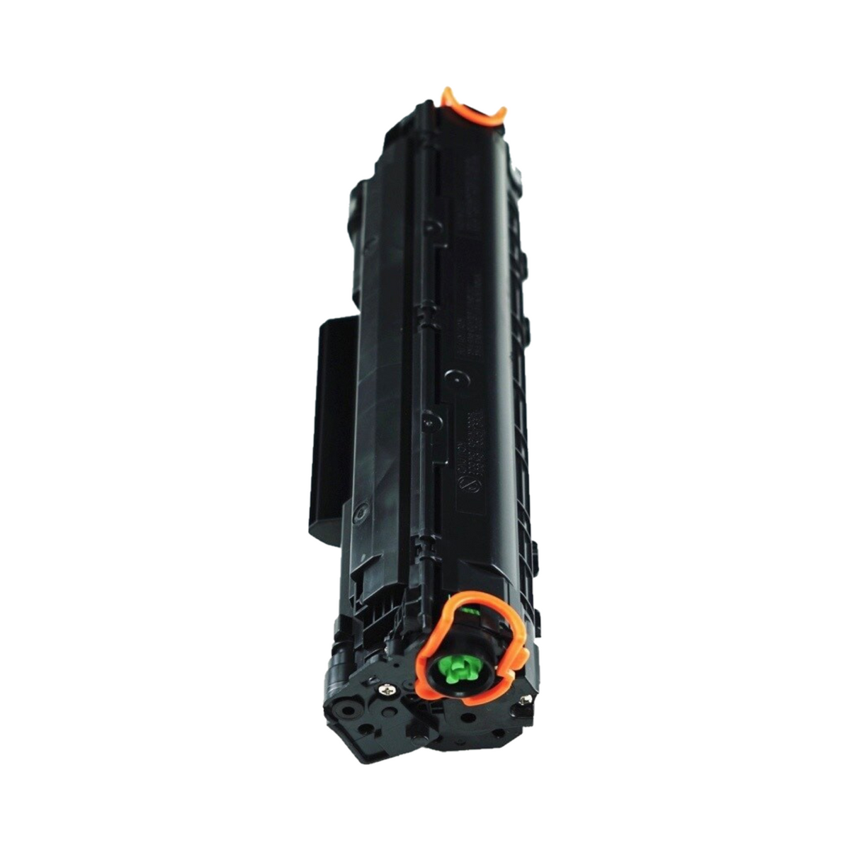 This is the side view of the HP 85A replacement laserjet toner cartridge by NXT Premium toner