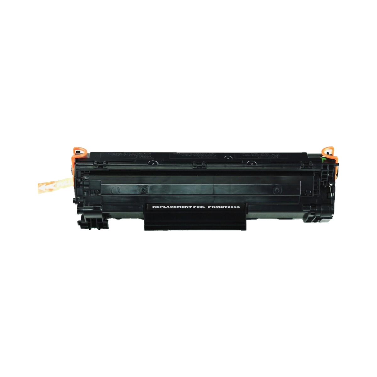 This is the front view of the HP 85A replacement laserjet toner cartridge by NXT Premium toner