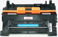 This is the front view of the Hewlett Packard 90A MICR replacement laserjet toner cartridge by NXT Premium toner