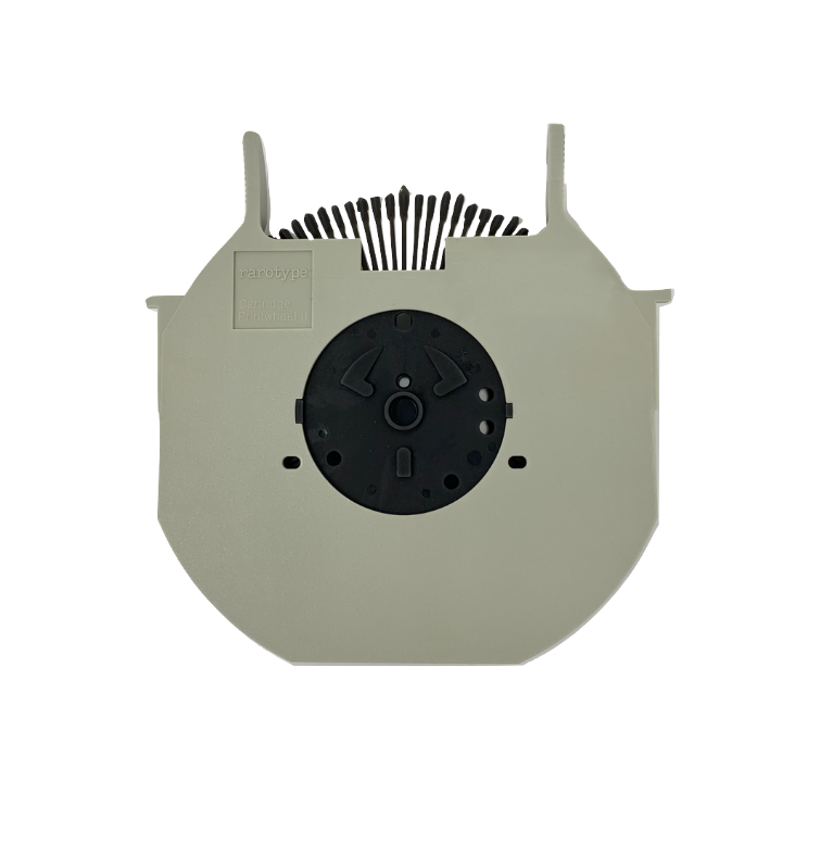 IBM Courier 12 Printwheel by Rarotype