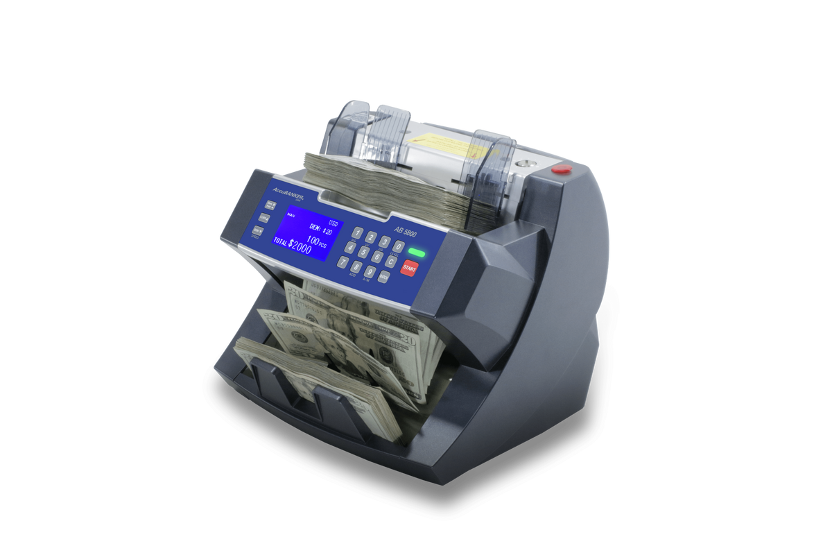 AccuBANKER AB5800 Bank Grade Batch Value Bill Counter