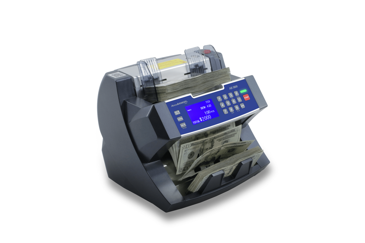 AccuBANKER AB5800 Bank Grade Batch Value Bill Counter