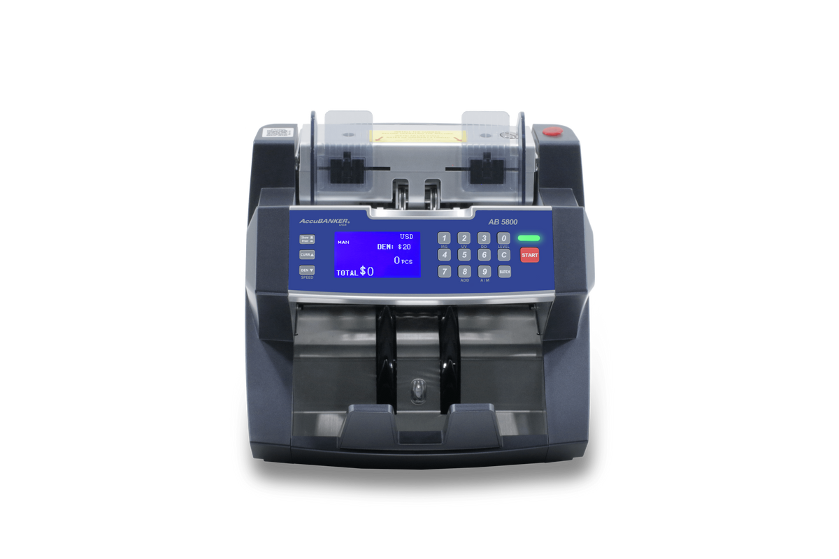AccuBANKER AB5800 Bank Grade Batch Value Bill Counter