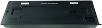 This is the back view of the Kyocera-Mita TK411 black replacement laserjet toner cartridge by NXT Premium toner