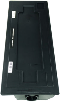 This is the left side view of the Kyocera-Mita TK411 black replacement laserjet toner cartridge by NXT Premium toner