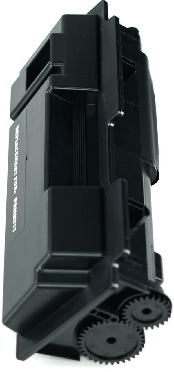 This is the right side view of the Kyocera-Mita TK17 black replacement laserjet toner cartridge by NXT Premium toner