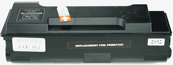 This is the front view of the Kyocera-Mita TK342 black replacement laserjet toner cartridge by NXT Premium toner