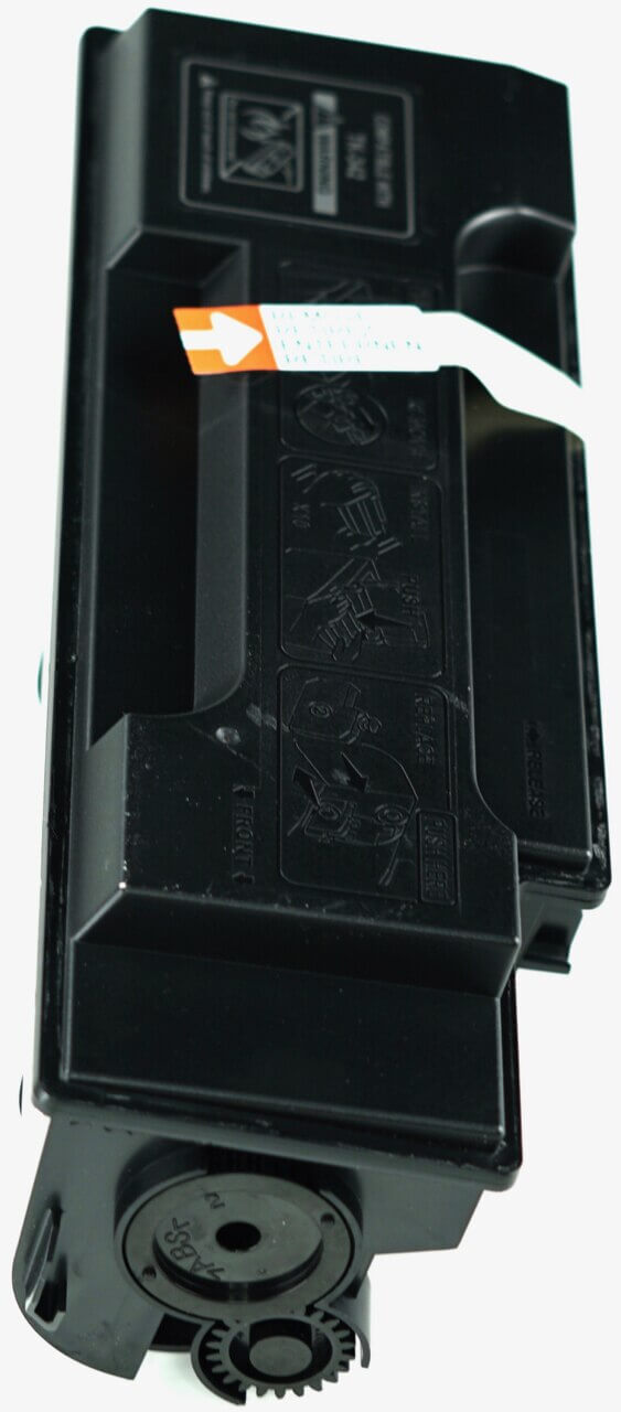 This is the right side view of the Kyocera-Mita TK342 black replacement laserjet toner cartridge by NXT Premium toner