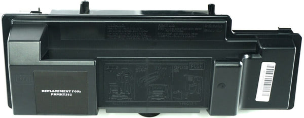 This is the front view of the Kyocera TK352 black replacement laserjet toner cartridge by NXT Premium toner