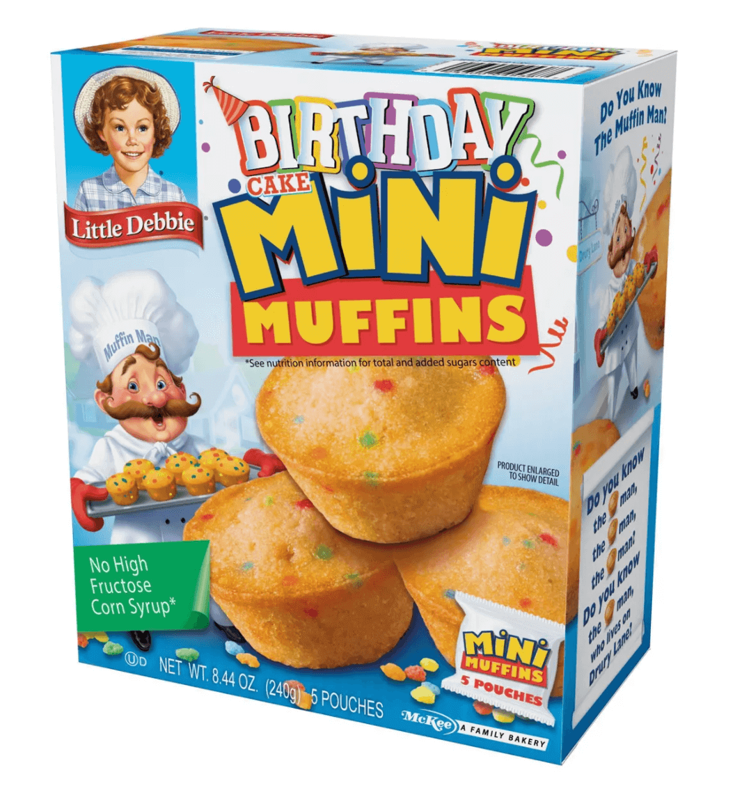 Little Debbie Birthday Cake Mini Muffins