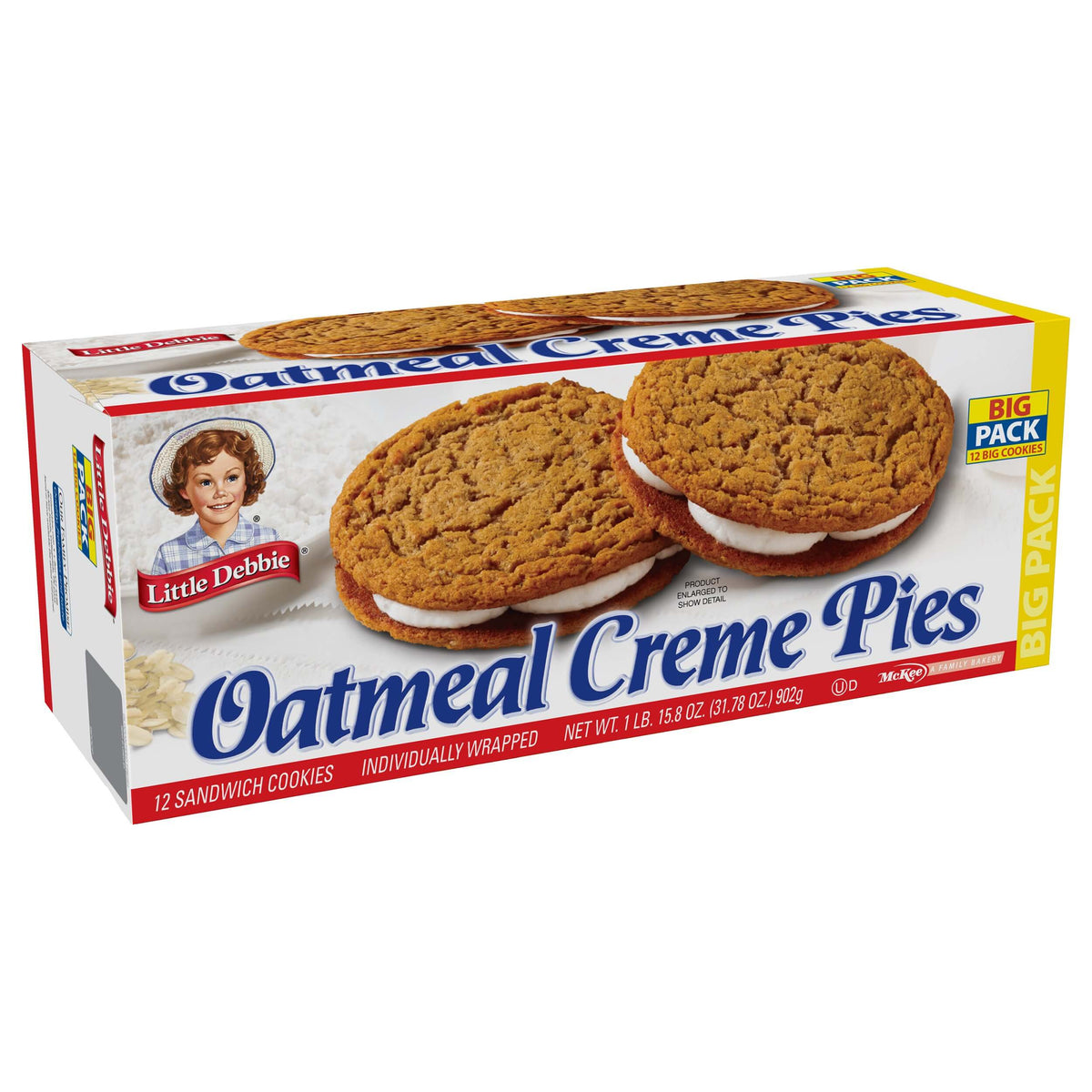 Little Debbie Oatmeal Crème Pies Big Pack