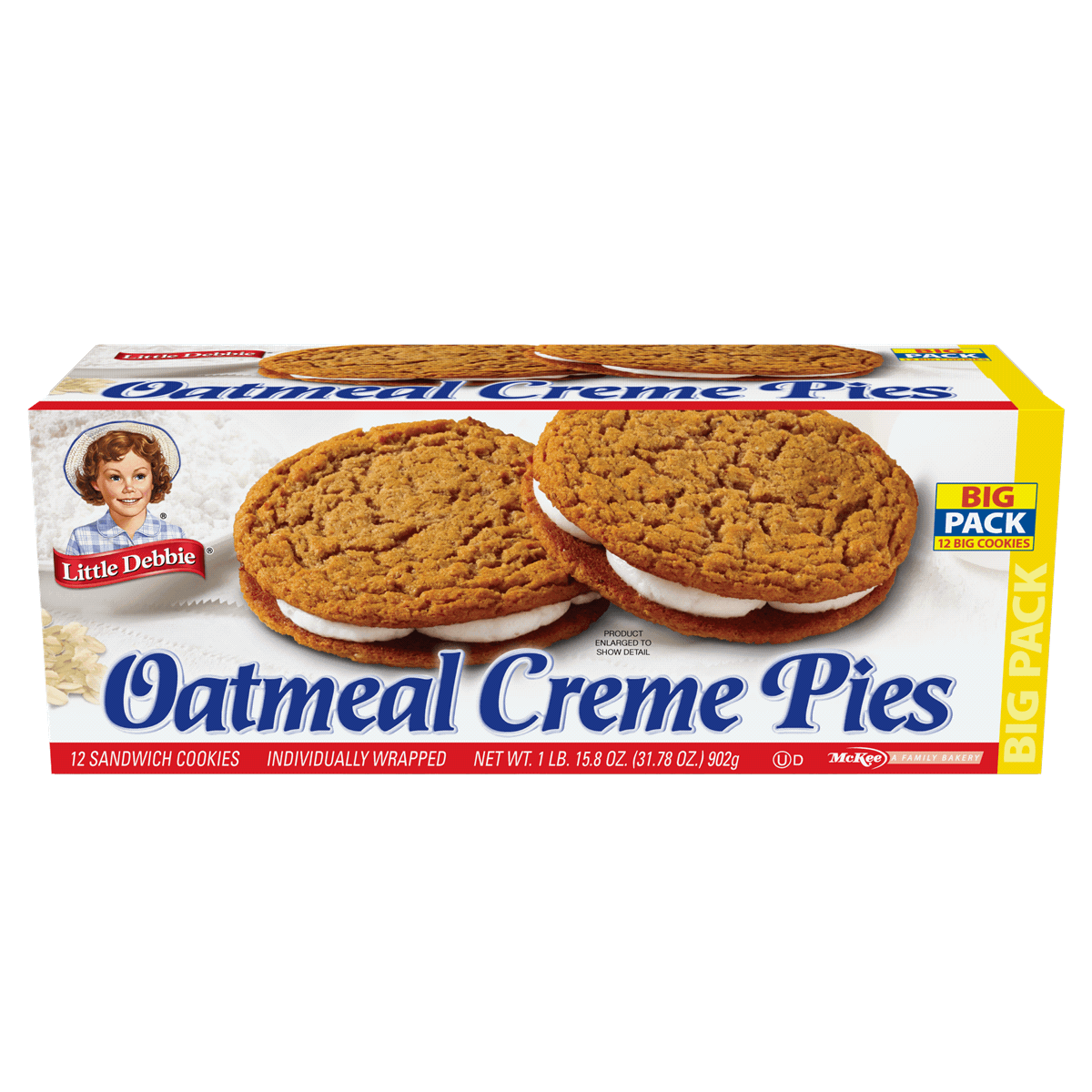 Little Debbie Oatmeal Crème Pies Big Pack