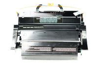 This is the back view of the Lexmark T650 black replacement laserjet toner cartridge by NXT Premium toner