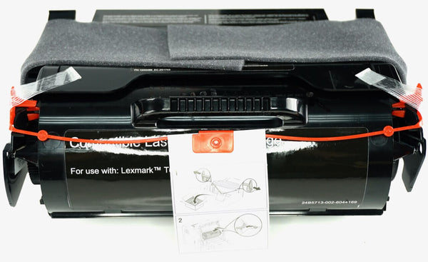 This is the front view of the Kyocera-Mita TK362 black replacement laserjet toner cartridge by NXT Premium toner