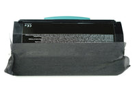 This is the back view of the Lexmark E260 replacement laserjet toner cartridge by NXT Premium toner