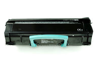 This is the front view of the Lexmark E260 replacement laserjet toner cartridge by NXT Premium toner