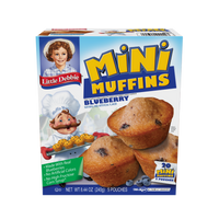 1 box of Little Debbie Blueberry Mini Muffins