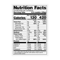 Little Debbie Peanut Butter Crème Pies Big Pack (Nutrition Facts)