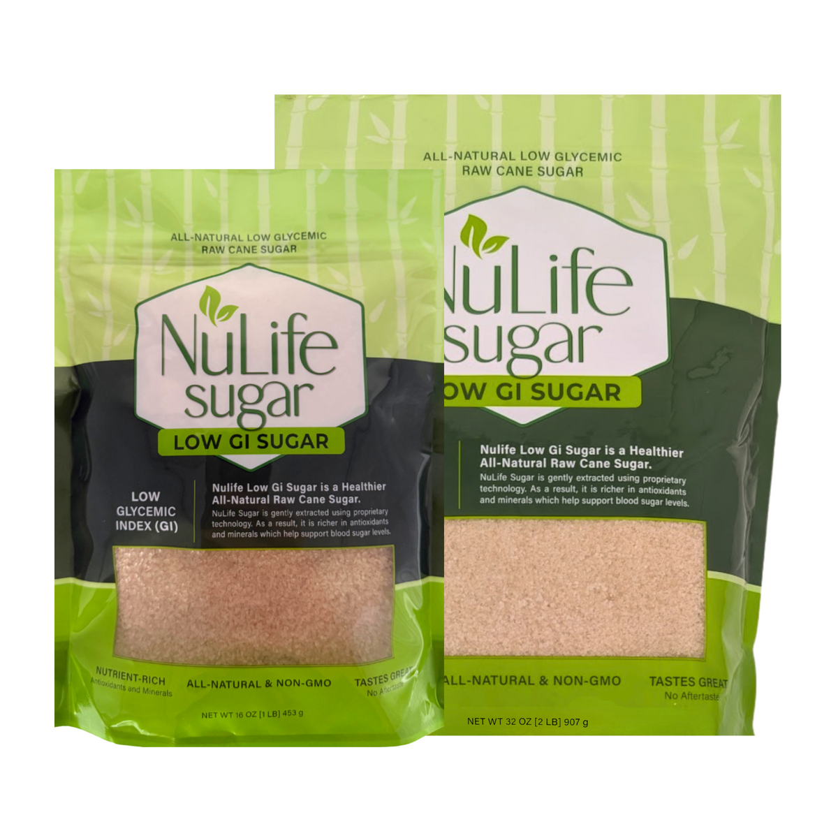 NuLife Low GI Sugar, 2 lb. Bag (1 lb. Bag & 2 lb. Bag)